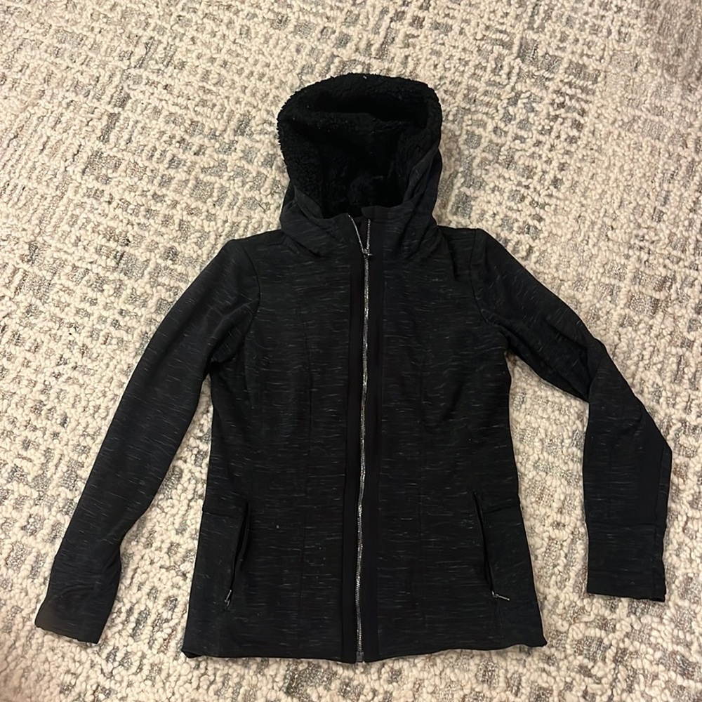 Athleta black zip up jacket